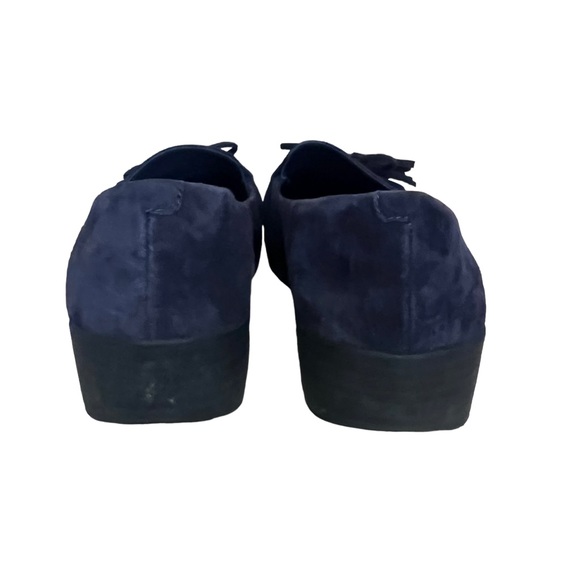 FitFlop Blue Suede Loafer with Tassel Size 7.5 - Picture 5 of 8